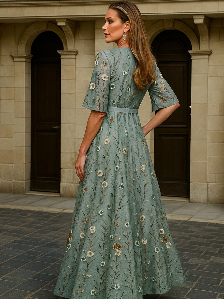 Agnès Paris | Robe Longue Élégance Botanique