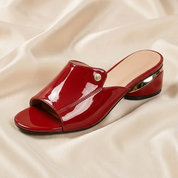 Agnès Paris | Mules Vernies à Talon Sophie
