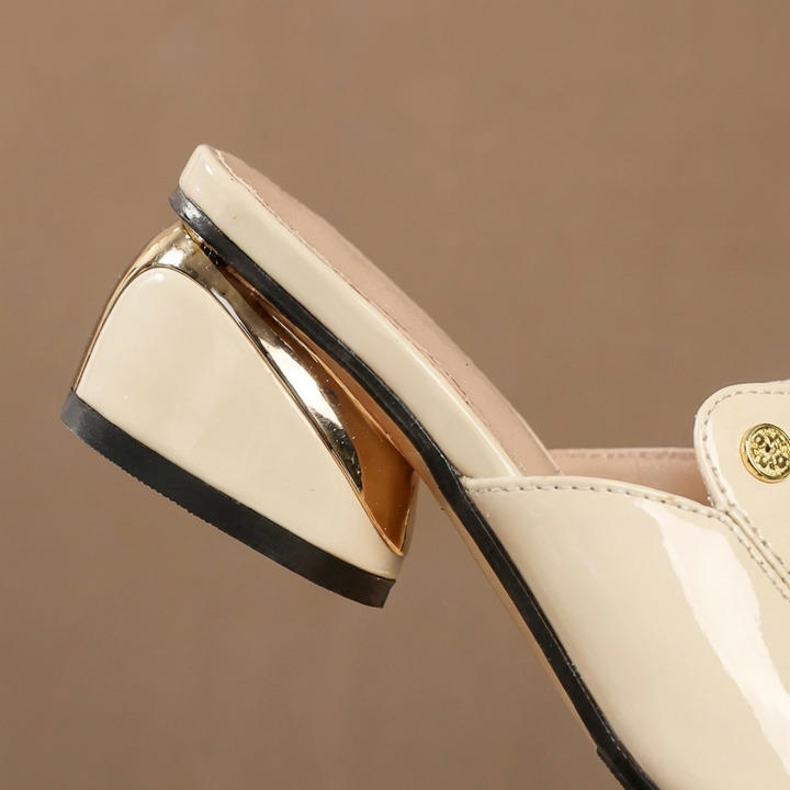 Agnès Paris | Mules Vernies à Talon Sophie