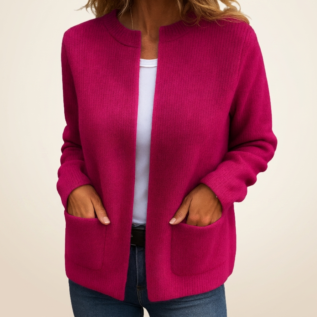 Agnès Paris | Gilet Zippé en Maille Douce Juliette