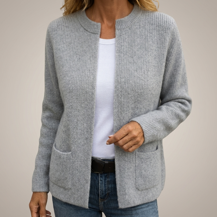 Agnès Paris | Gilet Zippé en Maille Douce Juliette