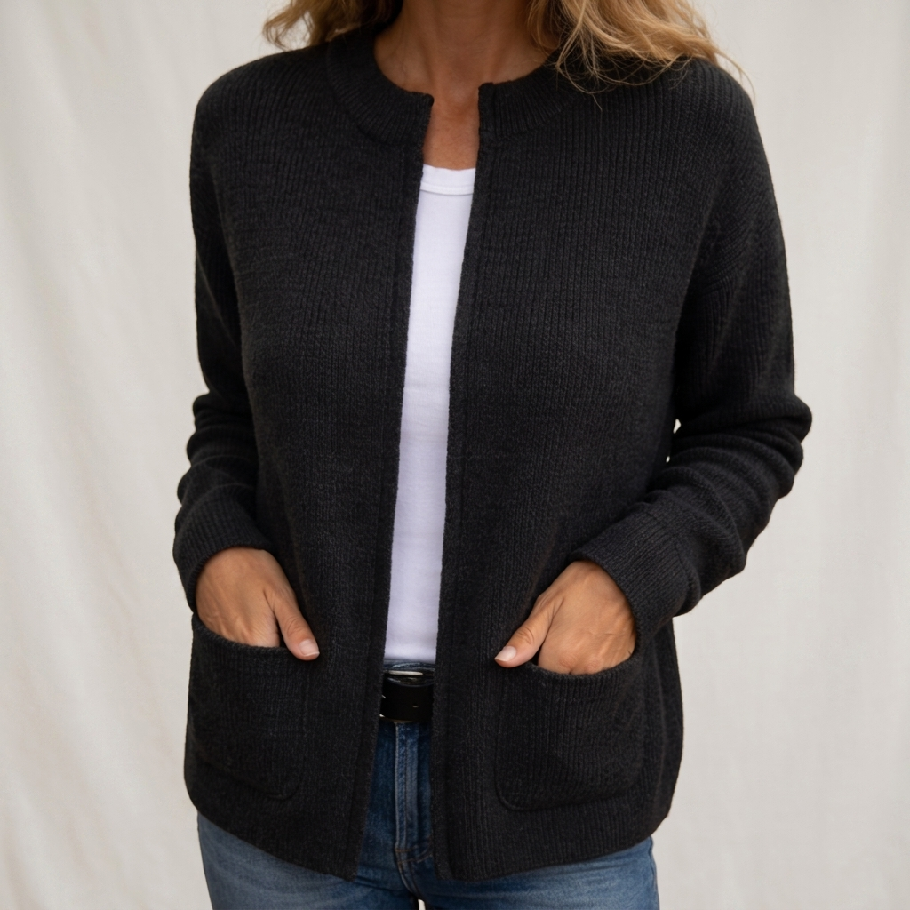 Agnès Paris | Gilet Zippé en Maille Douce Juliette