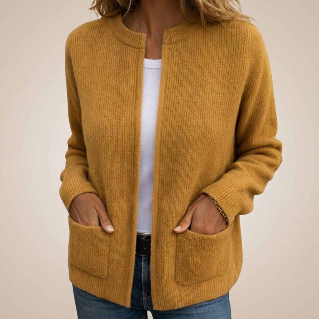 Agnès Paris | Gilet Zippé en Maille Douce Juliette