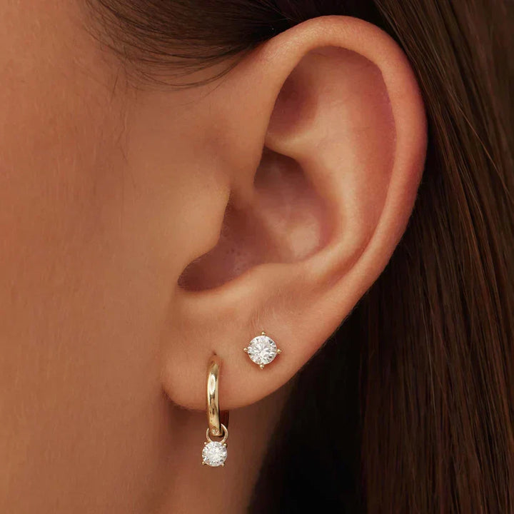 Agnès Paris | BOUCLES D’OREILLES AVEC PIERRE LARMES DE LUNE