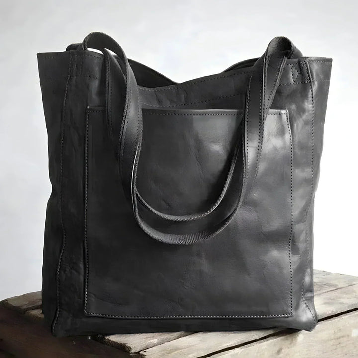 Agnès Paris | Cabas en cuir authentique Signature
