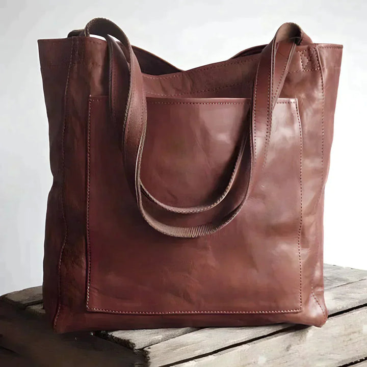 Agnès Paris | Cabas en cuir authentique Signature