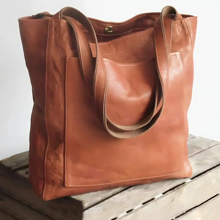 Agnès Paris | Cabas en cuir authentique Signature