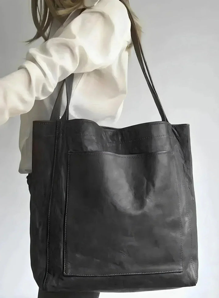 Agnès Paris | Cabas en cuir authentique Signature