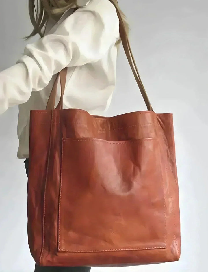Agnès Paris | Cabas en cuir authentique Signature