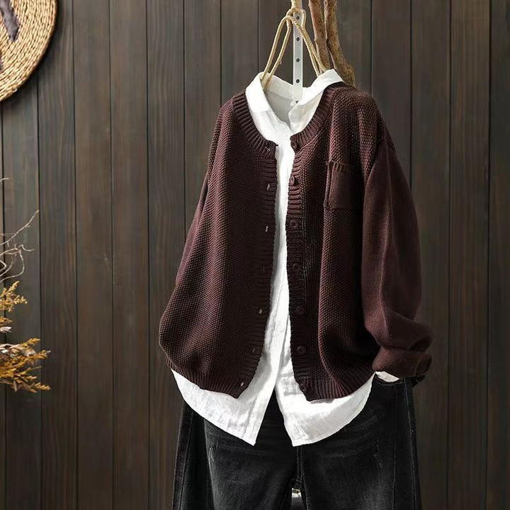 Agnès Paris | Cardigan Maille Texturée Ample Brigitte