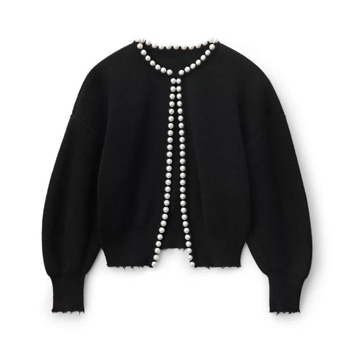 Agnès Paris | Cardigan Bordure Perles Manon