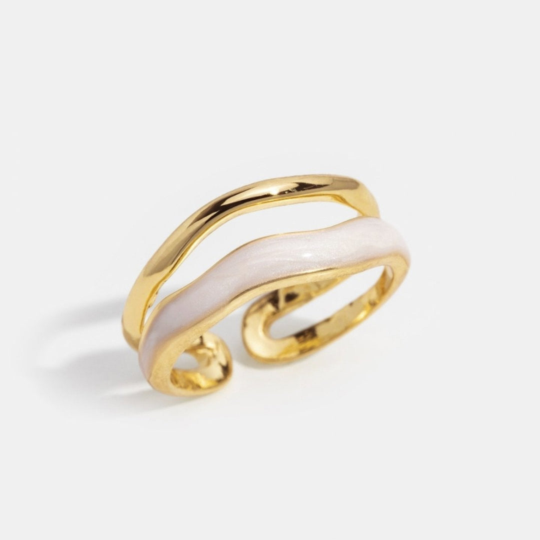 Agnès Paris | BAGUE DORÉE SAHARA À COUCHES
