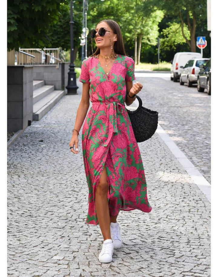 Agnès Paris | Robe Fleurie de Sophistication