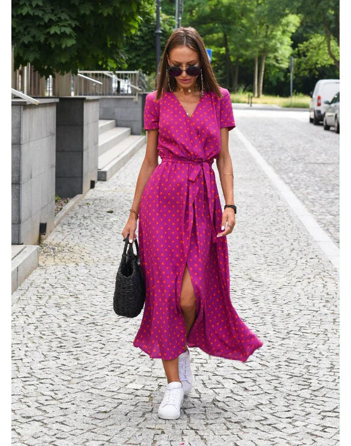 Agnès Paris | Robe Fleurie de Sophistication