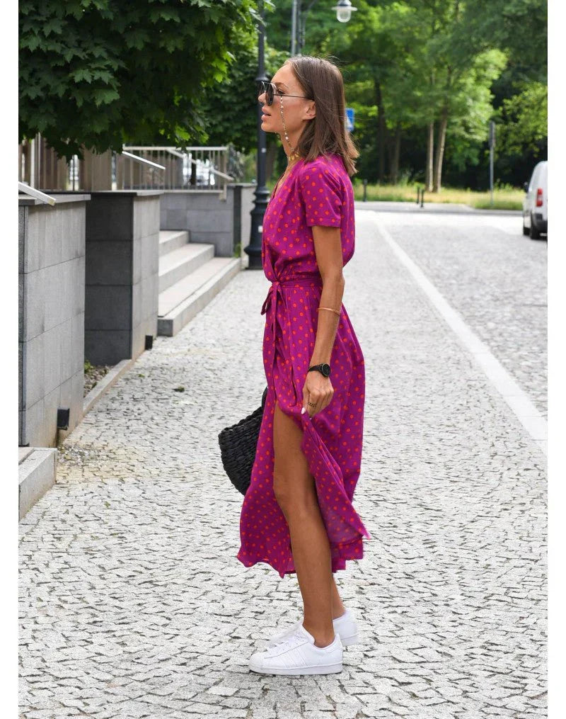 Agnès Paris | Robe Fleurie de Sophistication