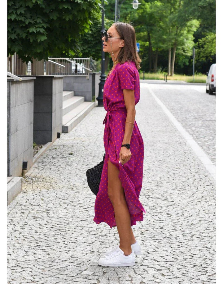 Agnès Paris | Robe Fleurie de Sophistication