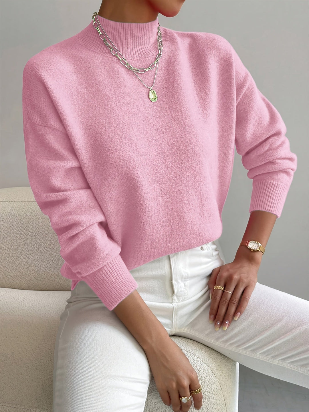 Agnès Paris | Pull Col Montant Doux Christine
