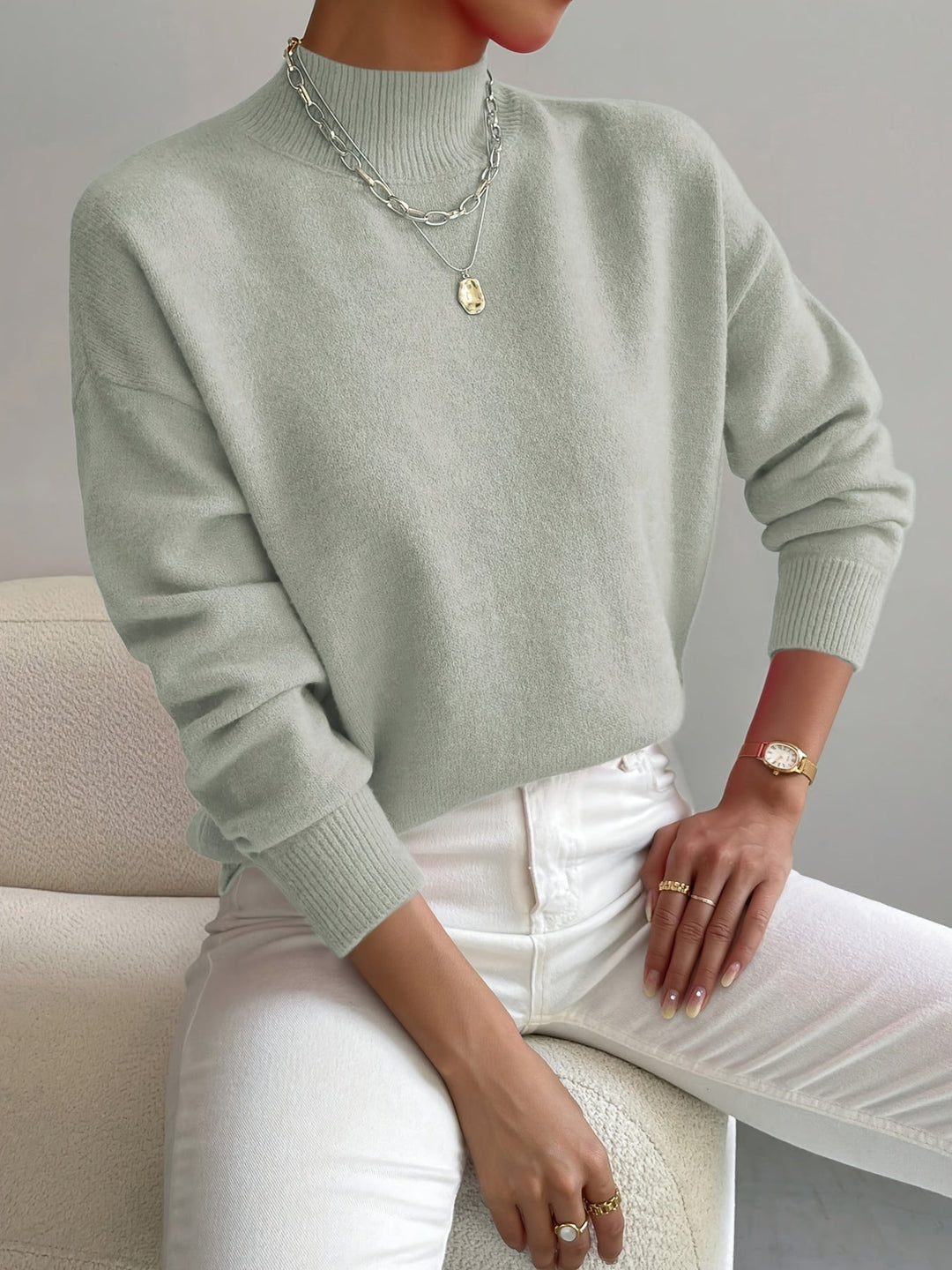 Agnès Paris | Pull Col Montant Doux Christine