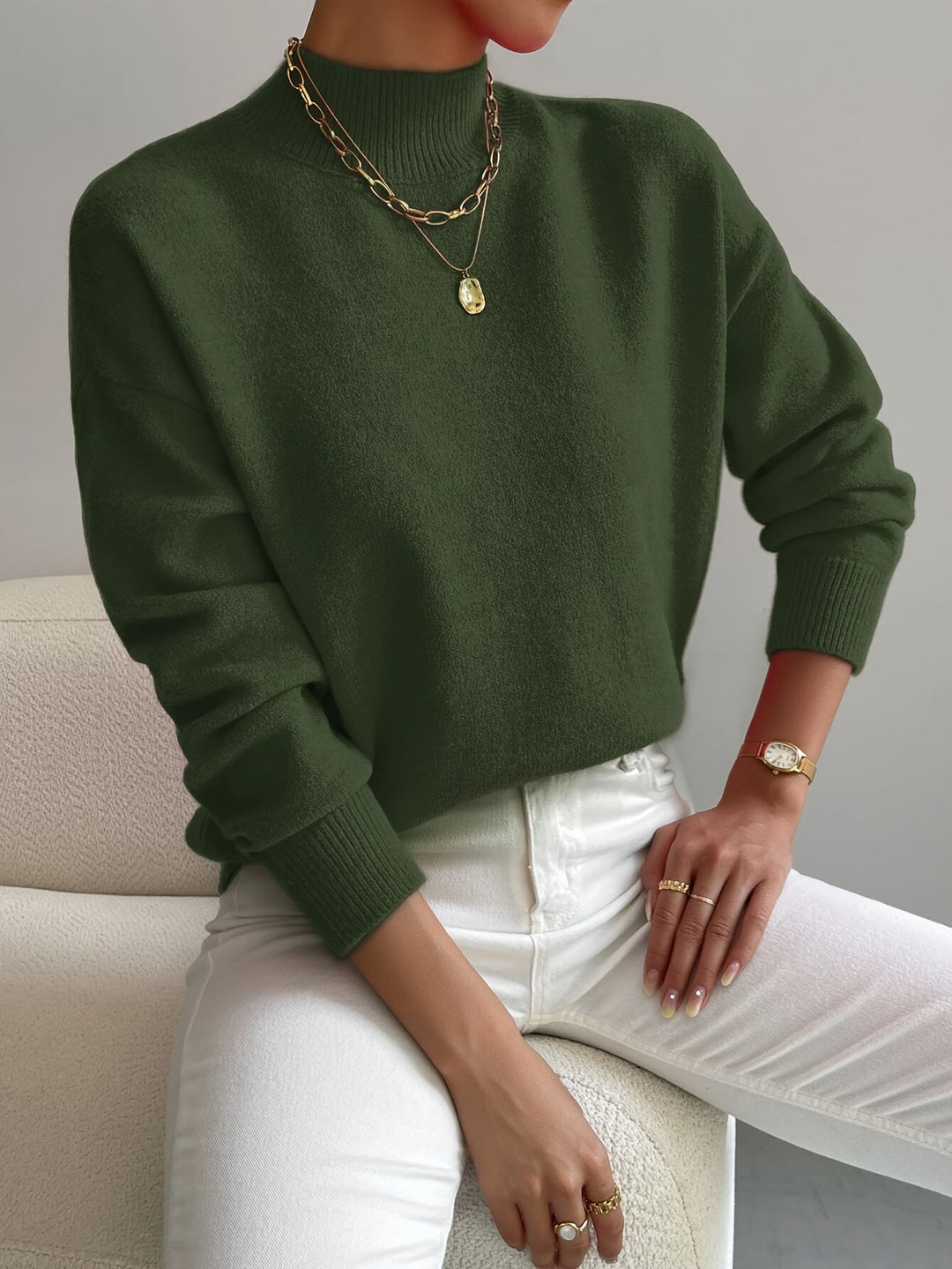 Agnès Paris | Pull Col Montant Doux Christine