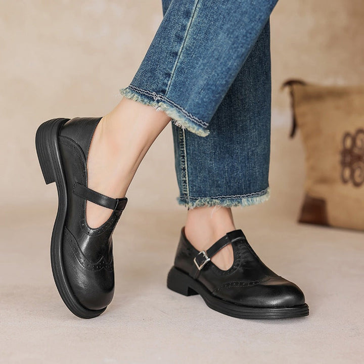 Agnès Paris | Babies en Cuir Ajourées Geneviève