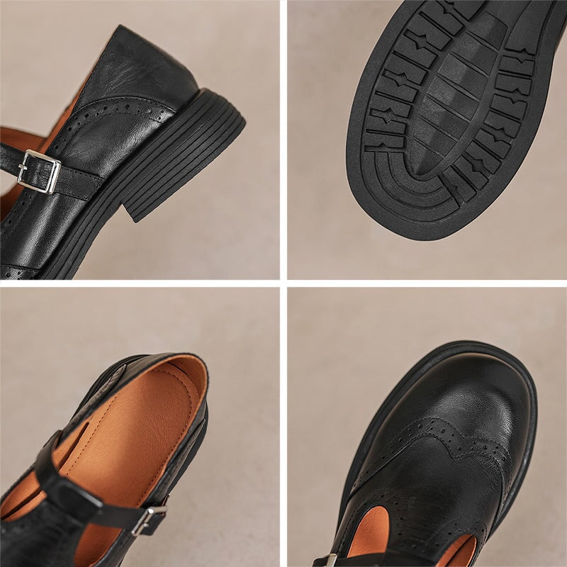 Agnès Paris | Babies en Cuir Ajourées Geneviève