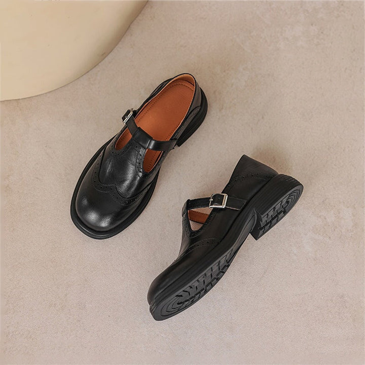Agnès Paris | Babies en Cuir Ajourées Geneviève