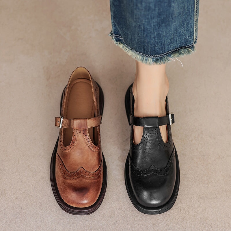 Agnès Paris | Babies en Cuir Ajourées Geneviève