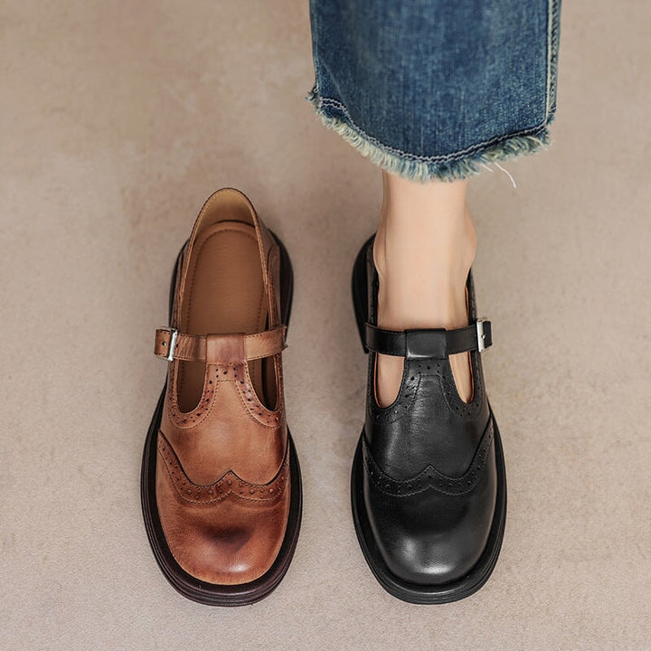 Agnès Paris | Babies en Cuir Ajourées Geneviève