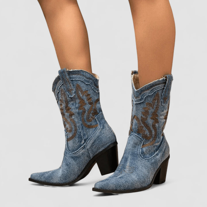 Agnès Paris | Bottines en Denim Orthopédique Selena