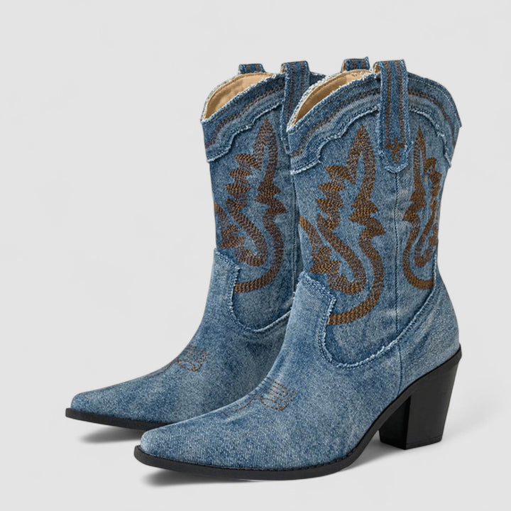 Agnès Paris | Bottines en Denim Orthopédique Selena