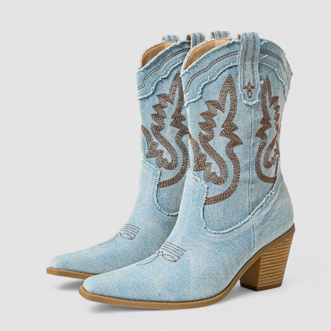 Agnès Paris | Bottines en Denim Orthopédique Selena