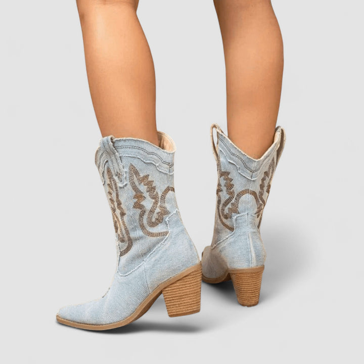 Agnès Paris | Bottines en Denim Orthopédique Selena