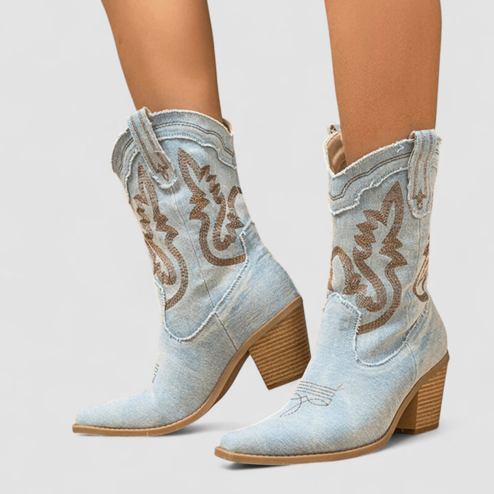 Agnès Paris | Bottines en Denim Orthopédique Selena