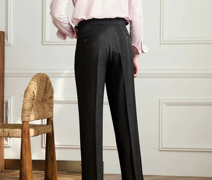 Agnès Paris | Pantalon fluide taille haute élégant