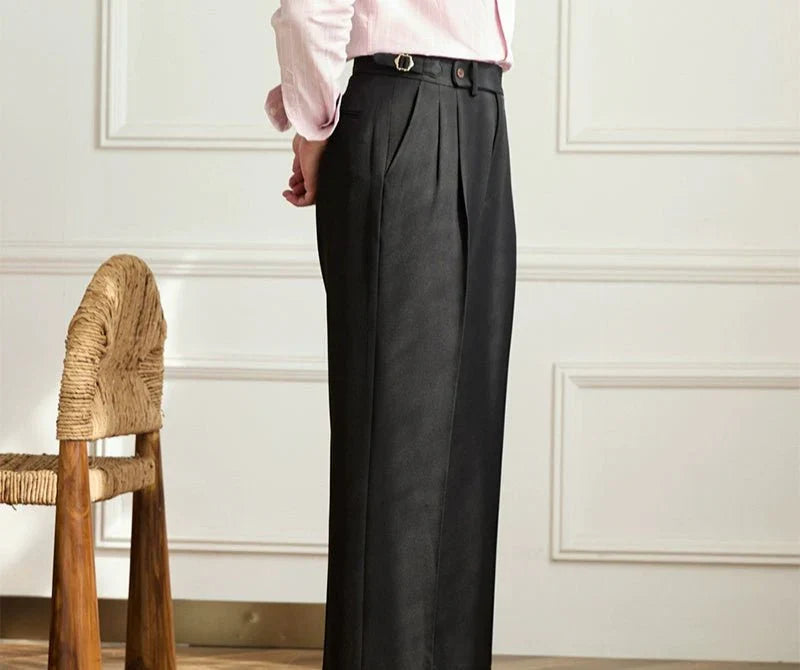 Agnès Paris | Pantalon fluide taille haute élégant