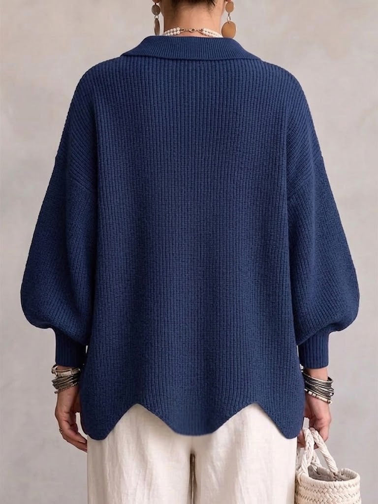 Agnès Paris | Gilet Oversize Boutons Dorés Manon