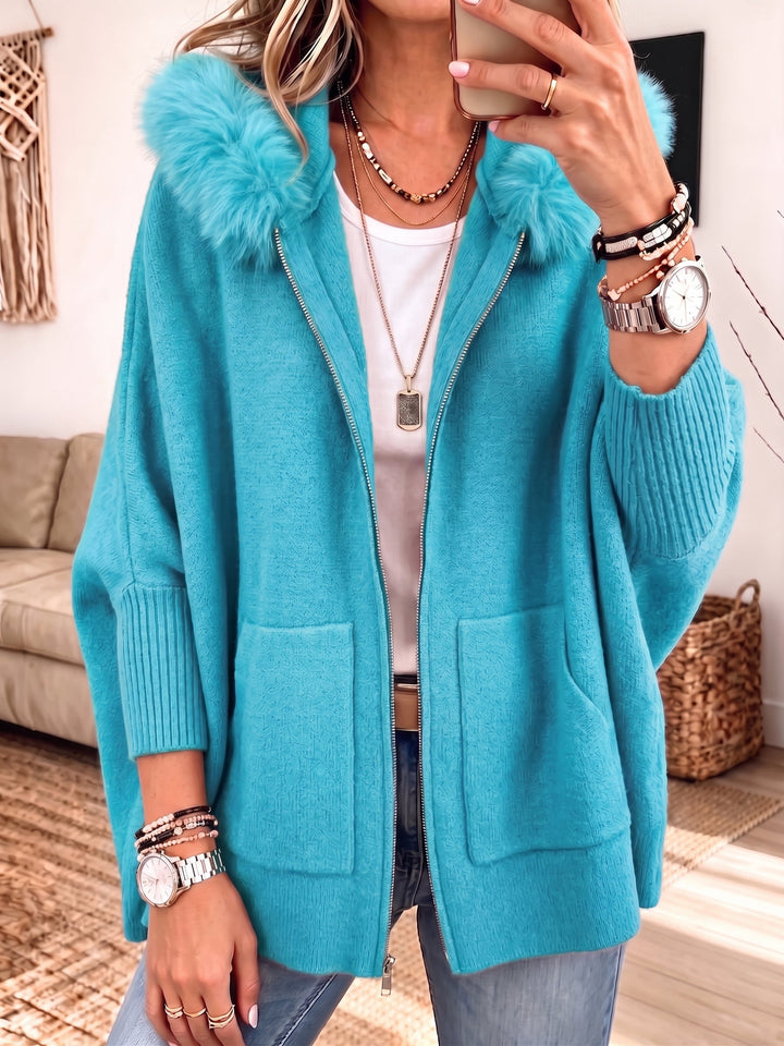 Agnès Paris | Veste à Capuche en Maille Élise