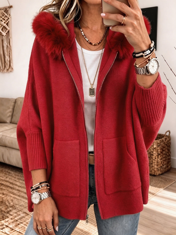 Agnès Paris | Veste à Capuche en Maille Élise