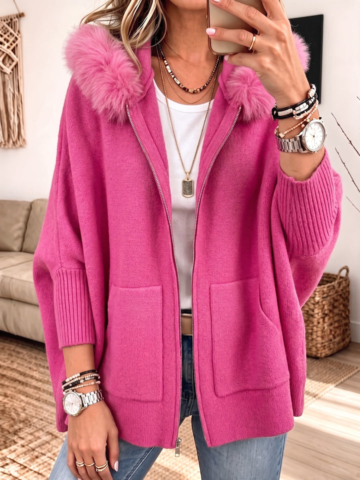 Agnès Paris | Veste à Capuche en Maille Élise