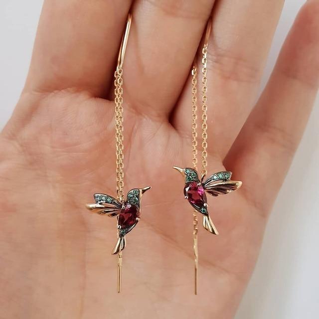 Agnès Paris | BOUCLES D’OREILLES EN FORME DE COLIBRI