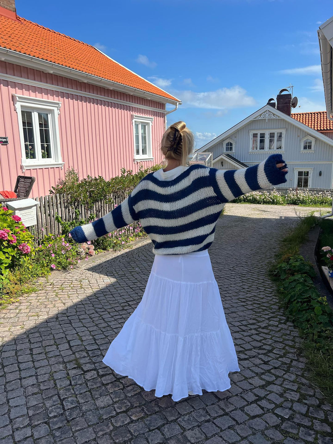 Agnès Paris | PULL OVERSIZE EN TRICOT RAYÉ