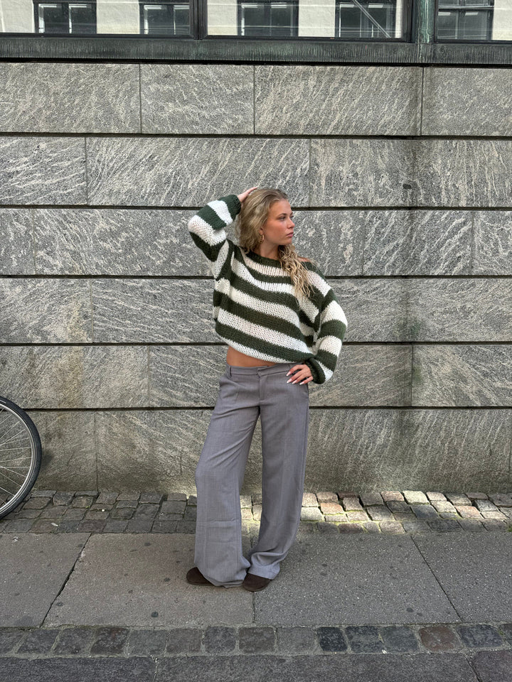 Agnès Paris | PULL OVERSIZE EN TRICOT RAYÉ