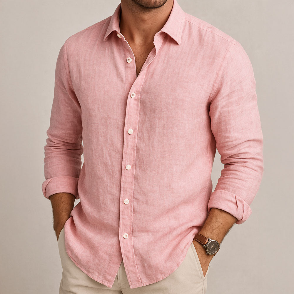 Agnès Paris | CHEMISE ESSENTIELLE EN LIN POUR HOMME