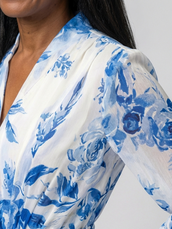 Agnès Paris | Robe Maxi Enveloppe Florale Lillian