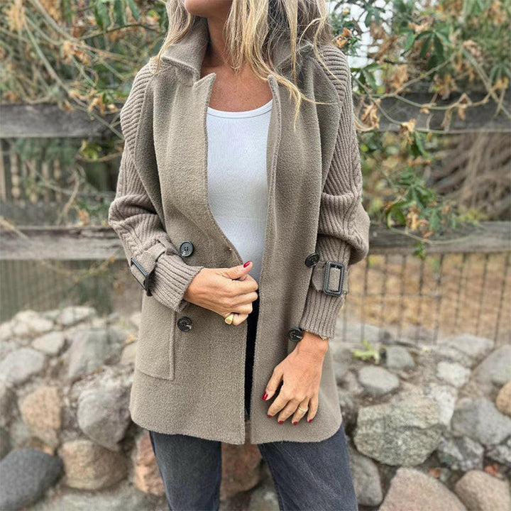 Agnès Paris | MANTEAU MI-LONG À DOUBLE BOUTONNAGE
