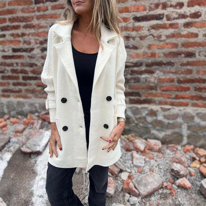 Agnès Paris | MANTEAU MI-LONG À DOUBLE BOUTONNAGE