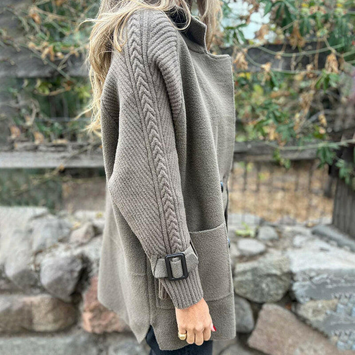Agnès Paris | MANTEAU MI-LONG À DOUBLE BOUTONNAGE