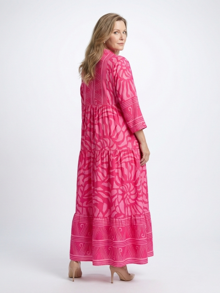 Agnès Paris | Robe Midi à Boutons Marielle