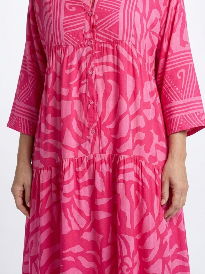 Agnès Paris | Robe Midi à Boutons Marielle