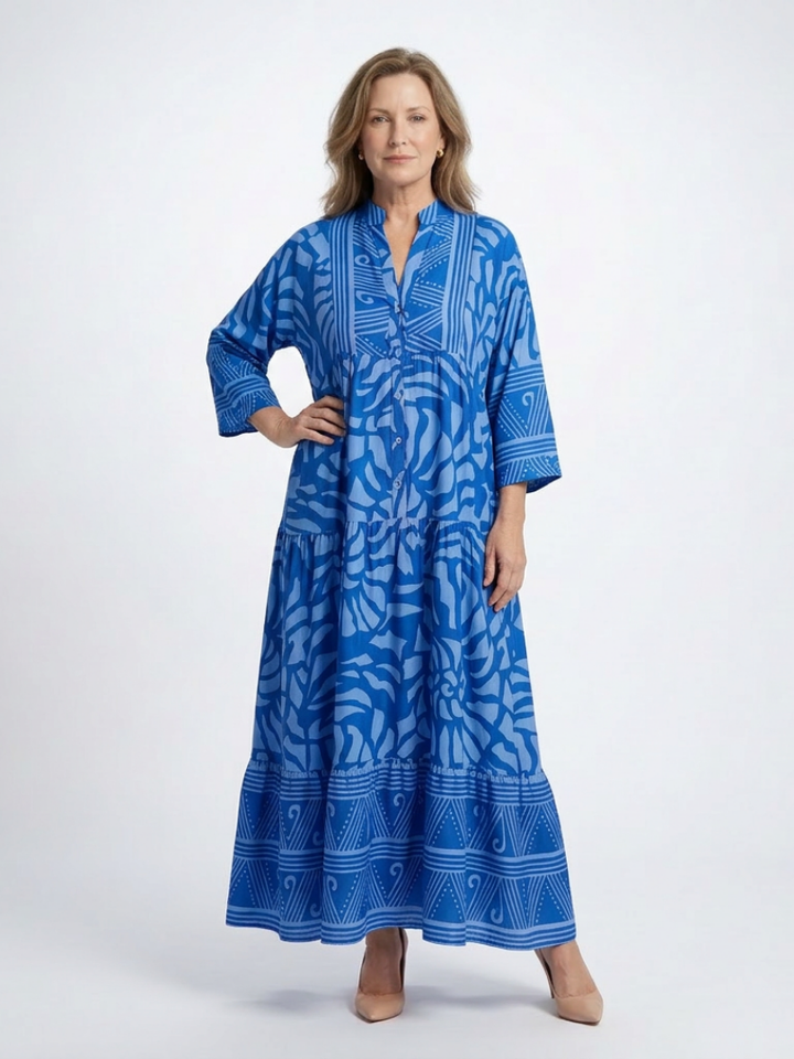 Agnès Paris | Robe Midi à Boutons Marielle